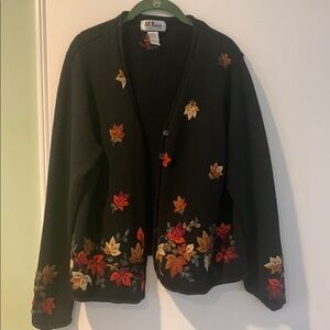 All Points Floral Embroidered Cardigan